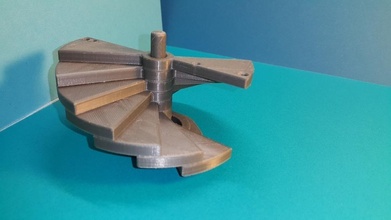 escalier chambord - puzzle staircase pinshape 3d-design 3d print model - Mito3D