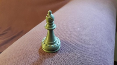 jeu d'échecs pi fou évêque pinshape Conception 3d 3d print model - Mito3D