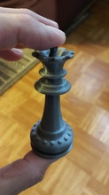 chess - pi ces queen pinshape 3d-design 3d print model - Mito3D