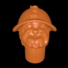 boston bailey professional bottle guard pinshape boston-redsox hat dog 3d print model - Mito3D
