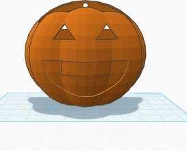 halloween 2014 trucco trattamento zucca gestire pinshape disegno 3d 3d print model - Mito3D