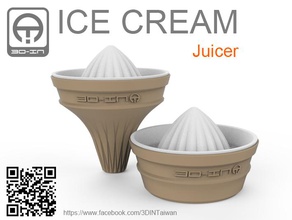 dondurma Sıkacağı pinshape mutfak aracı buz krem 3d print model - Mito3D