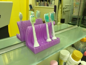 toothbrush head holder pinshape electronic-toothbrush 3d print model - Mito3D