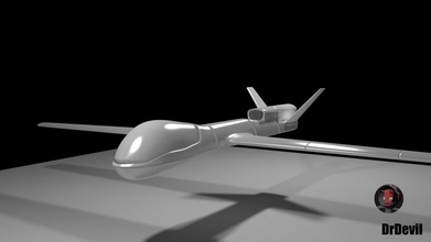 dr diable prédateur drone rc v1 pinshape edf jet 3d print model - Mito3D
