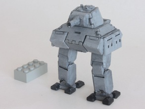 gerzer ausf tankoped pinshape bot mech tank mekanik el robotlar tankları Minyatürler oyuncak robot 3d print model - Mito3D