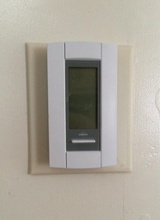 simple thermostat wall trim plates pinshape 3d-design 3d print model - Mito3D