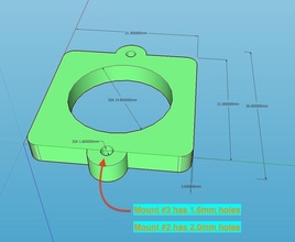 camera mount pinshape 3d-design 3d print model - Mito3D