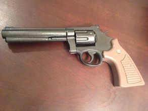 lfp586 revolver pinshape jeu vidéo jeux mouvement jouet siège arc ciel prop l'arme arme feu 3d print model - Mito3D