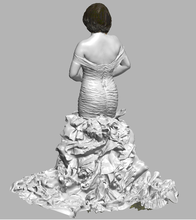 lady wedding dress pinshape sexy-girl woman human figures 3d print model - Mito3D