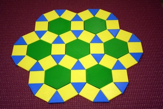 tessellations hands-on math pinshape 3d-design 3d print model - Mito3D