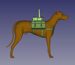 bomba perro histórico soviéticos guerra mundial pinshape cosplay diseño concurso 3d print model - Mito3D