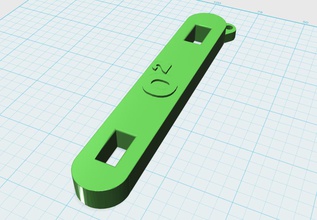 oksijen tank anahtarı pinshape homemedic Anahtarlık hayat evde sağlık tıbbi nefes solunum taşınabilir hemşire doktor hava acil durum kurtarma emt ems paramedik aracı İngiliz 3d print model - Mito3D