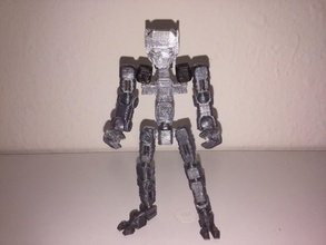 porto robo-frame pinshape articulated pose-able figure robot robots 3d print model - Mito3D