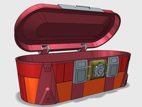 borderlands red loot chest pinshape cosplay-design-contest cosplay props games 3d-design 3d print model - Mito3D