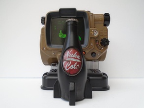 fallout 4 nuka cola garrafa pinshape cosplay design contest prop vídeo jogos 3d 3d print model - Mito3D