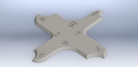 raggio gauge pinshape disegno 3d 3d print model - Mito3D