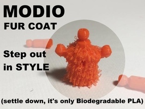 modio fur coat pinshape 3d-design 3d print model - Mito3D
