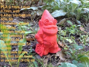 scammed gnome pinshape 3d-design 3d print model - Mito3D