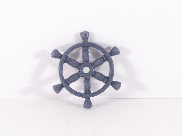ship wheel pendant pinshape pendants shipwheel 3d-design 3D print model - Mito3D