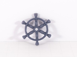 barco rueda colgante pinshape colgantes shipwheel Diseño 3d 3d print model - Mito3D
