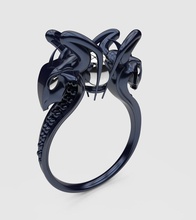 dragón guardián anillo pinshape Diseño 3d 3d print model - Mito3D