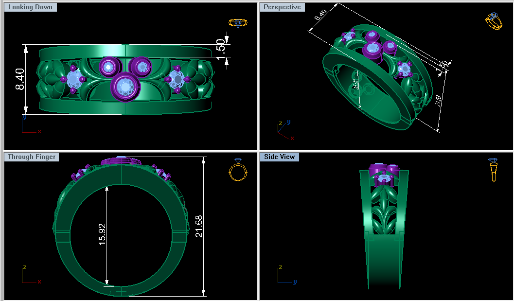 disney anel casamento pinshape quadrinhos toon ring 3D print model - Mito3D