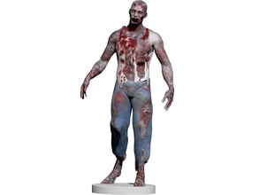 zombie pinshape zombies morts vivants fête d'halloween mosnter 3d print model - Mito3D