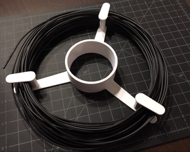 suelta filamentos soporte bobina filamento muestras pinshape carrete titular 3d print model - Mito3D