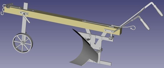 plow aratro versoio pinshape 3d-design 3d print model - Mito3D