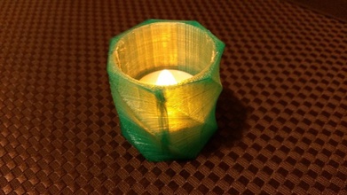 led velas té titular pinshape espacio diseño concurso luz candelita montaje Diseño 3d 3d print model - Mito3D