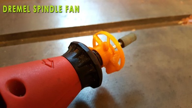 rotary strumento fan dremel pinshape air blower soffiatore samona tool accessori 3d print model - Mito3D