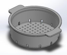 filtro pinshape cucina accessori cottura cibo 3d print model - Mito3D