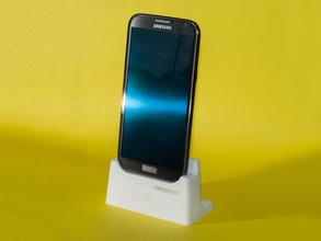 samsung galaxy note 2 stand pinshape Conception 3d 3d print model - Mito3D