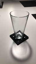 Siebeinsatz Tasse Glas pinshape cup Gläser Halter 3d print model - Mito3D