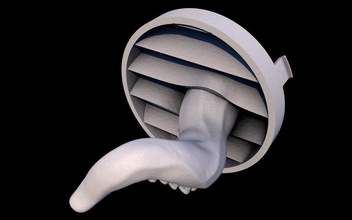 tentacle guard fan pinshape 3d-design 3d print model - Mito3D