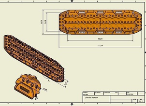 1 10 escala planchas rescate crawler rc pinshape Diseño 3d 3d print model - Mito3D