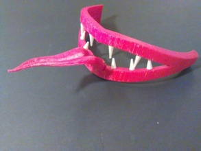 veleno costume bocca pinshape disegno 3d 3d print model - Mito3D