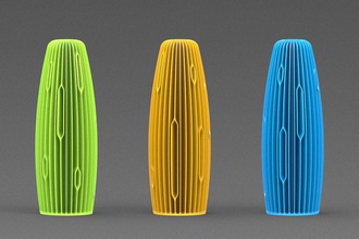 cactus vase pinshape 3d-design 3d print model - Mito3D