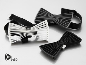 bow tie 01 - flat pinshape 3d-design 3d print model - Mito3D