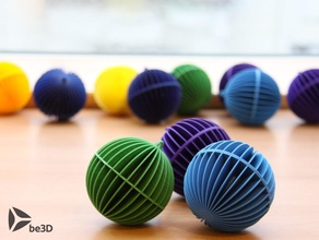 decorative sphere pinshape 3d-design 3d print model - Mito3D