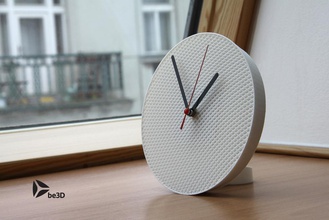 structure clock pinshape 3d-design 3d print model - Mito3D