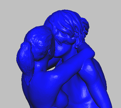 kissed phil luland pinshape nsfw naked people-kissing 3d print model - Mito3D