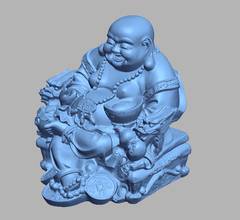 buddha pinshape pagoda statues 3d print model - Mito3D
