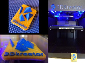 3dkreator logotipo pinshape 3d print model - Mito3D