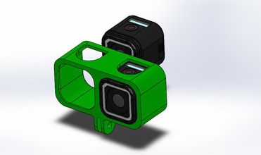 3d kit gopro4 session pinshape gopro mount 3d print model - Mito3D