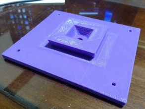 easel tripod plate pinshape 3d-design 3d print model - Mito3D