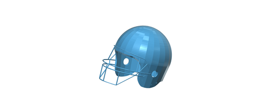 football helmet pinshape cosplay-design-contest 3d print model - Mito3D
