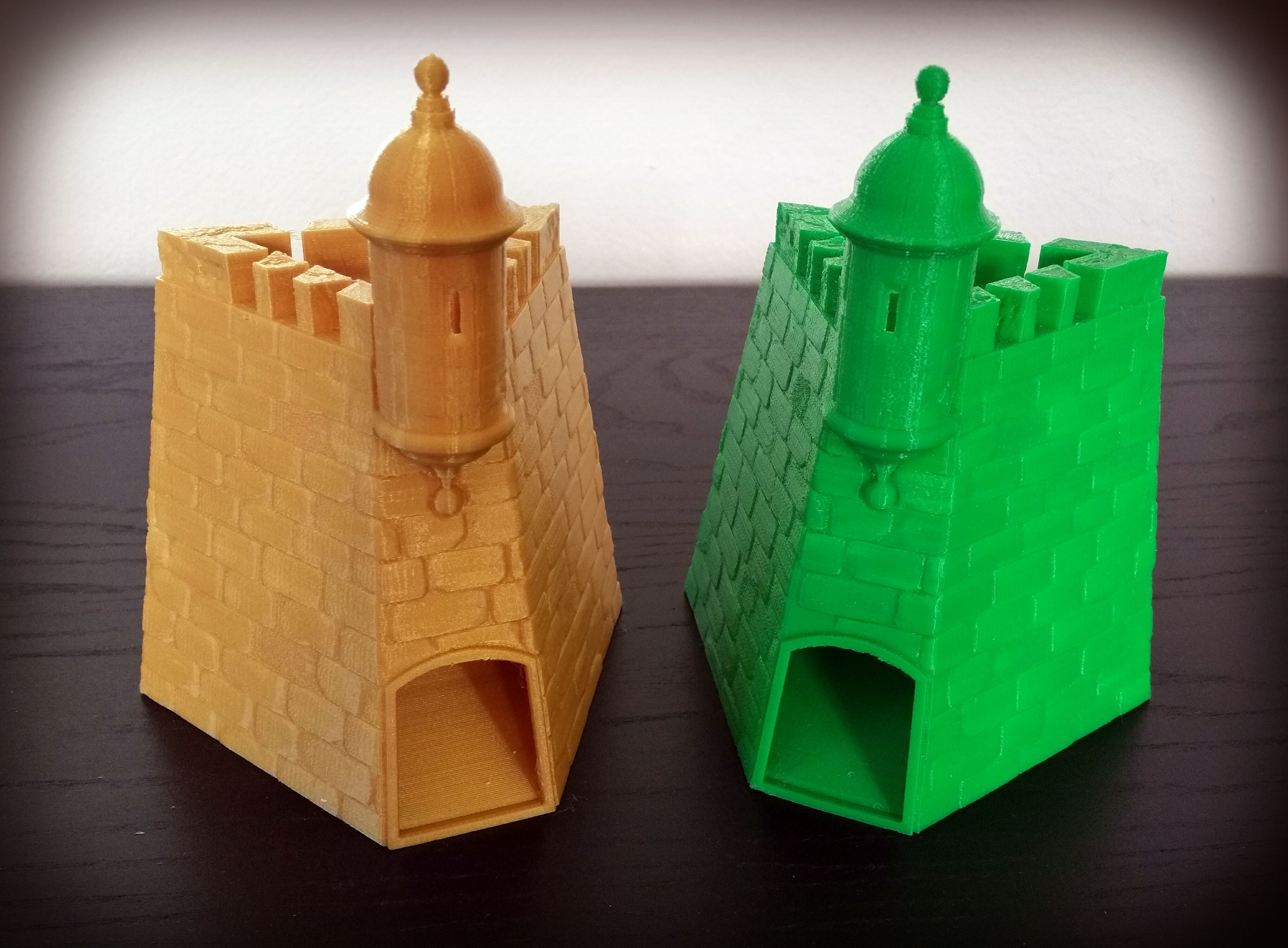 dados torre garita castillo san felipe morro pinshape tutor digital tablero mesa d d20 3D print model - Mito3D