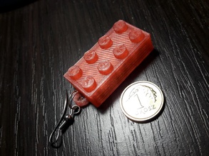 lego earrings pinshape 3d print model - Mito3D