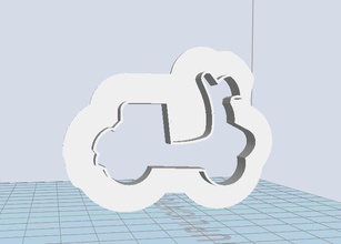 solex moto cookie cuter pinshape Diseño 3d 3d print model - Mito3D